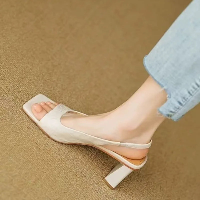 Averra Leather Heels