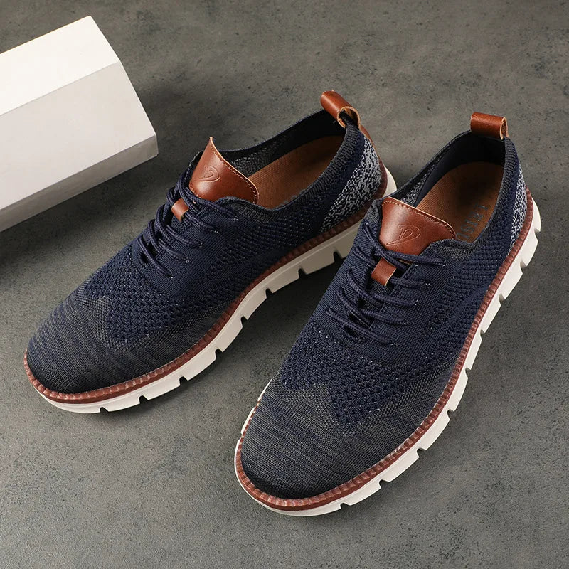 Arden Leather Knit Sneakers
