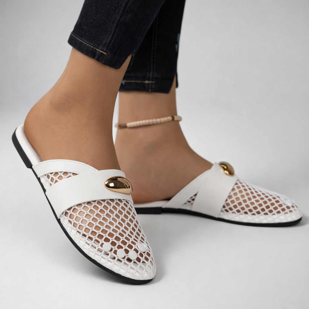 Arlena Leather Mules