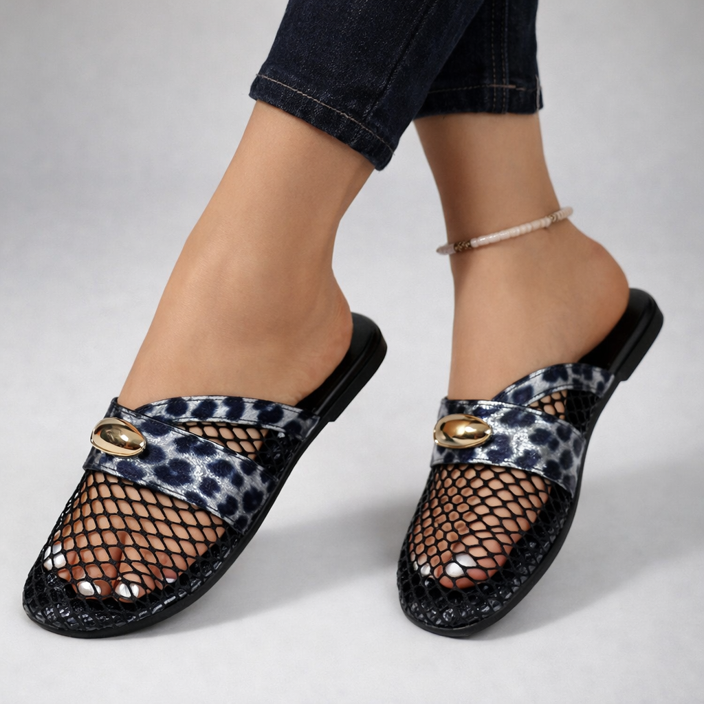 Arlena Leather Mules