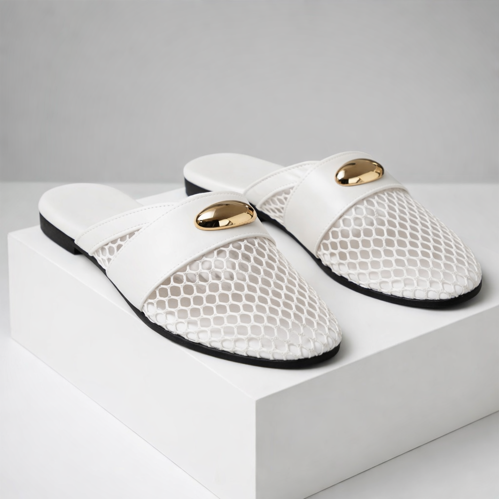 Arlena Leather Mules
