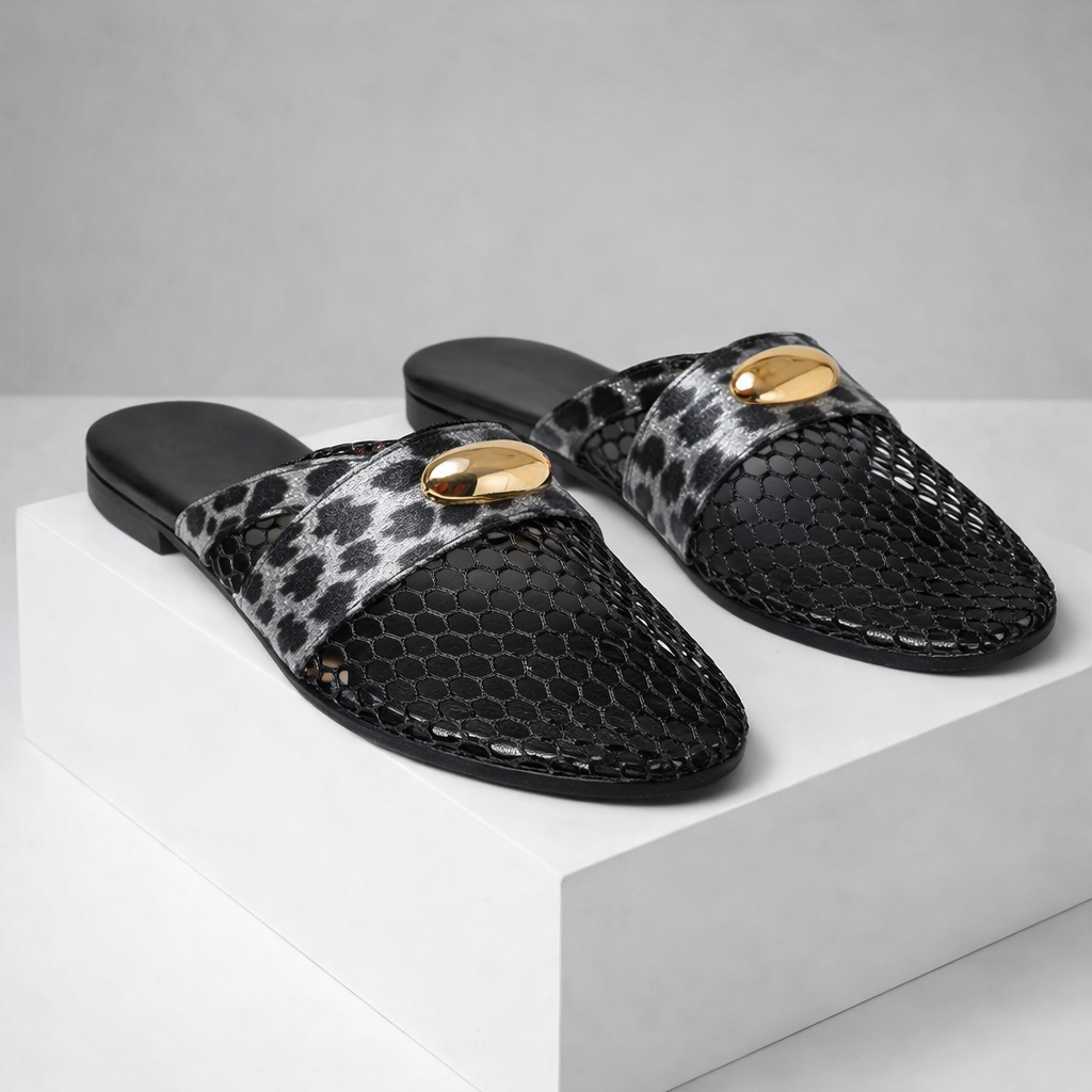 Arlena Leather Mules