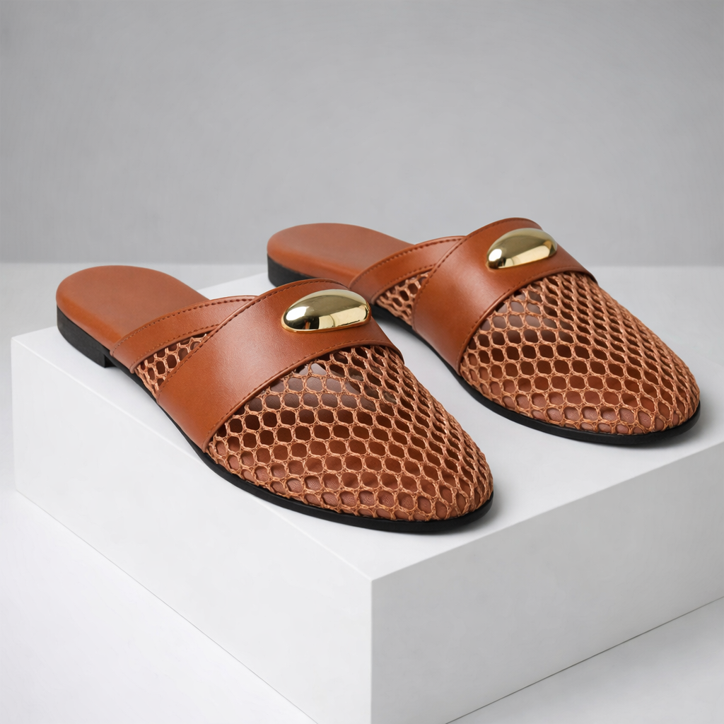 Arlena Leather Mules