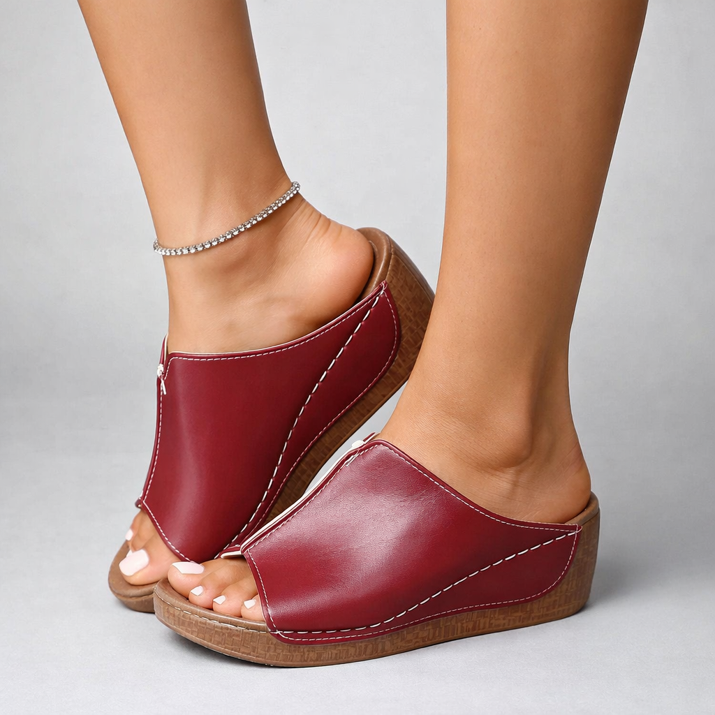 Serena Leather Platforms