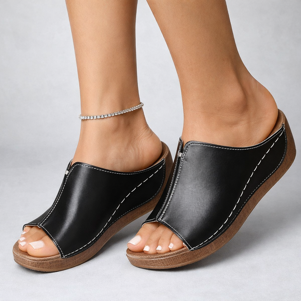 Serena Leather Platforms