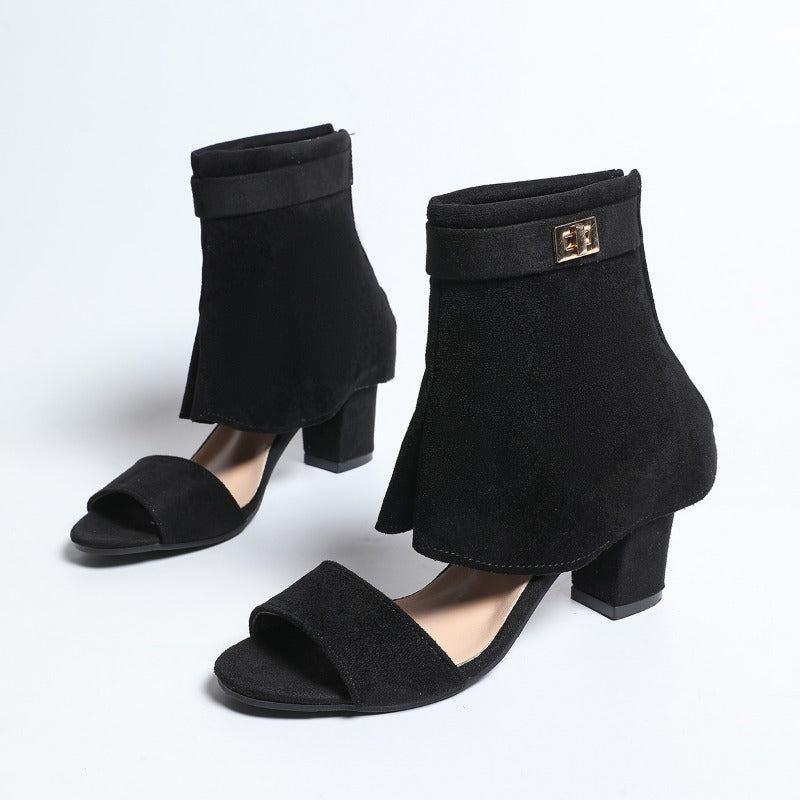 Celina Suede Heels