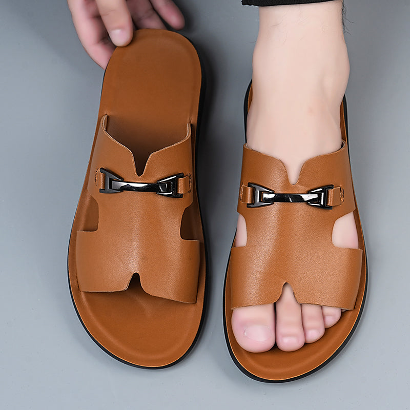 Averon Leather Sandals