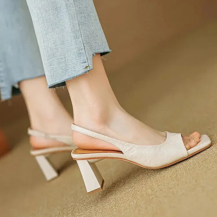 Averra Leather Heels