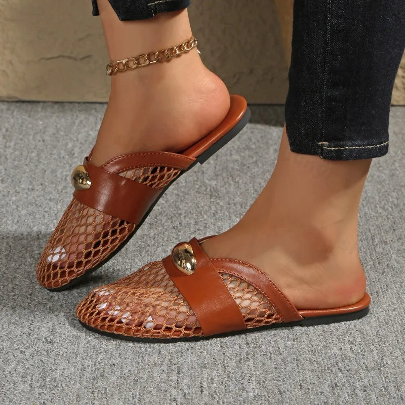 Arlena Leather Mules