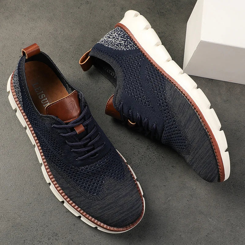 Arden Leather Knit Sneakers