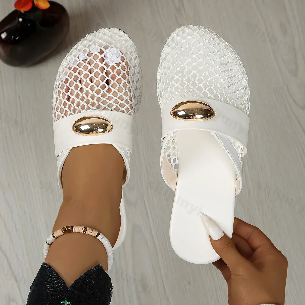 Arlena Leather Mules