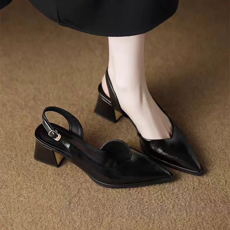 Serra Leather Heels